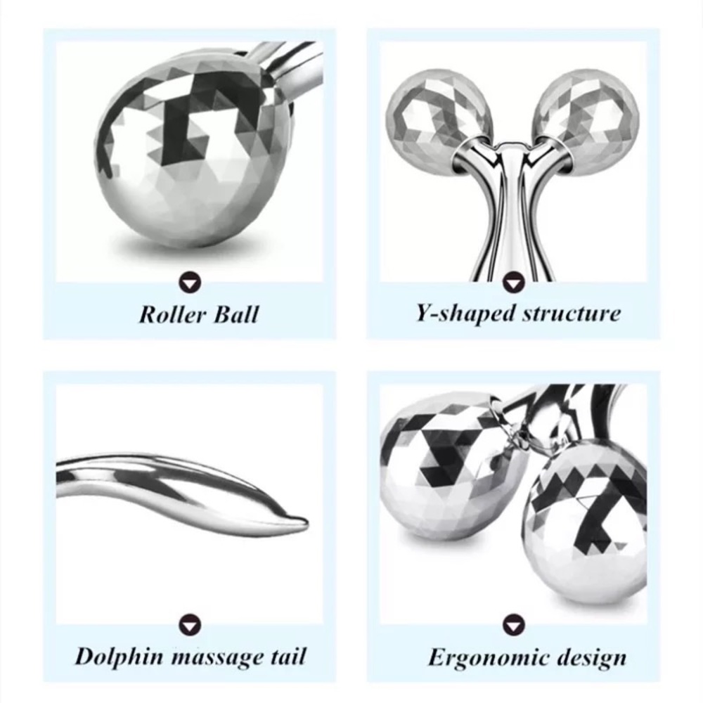 3D Roller Face-Shaping Tool Beauty Instrument Manual Massager Small V Face - Picture 5 of 5